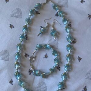 Art glass beads set